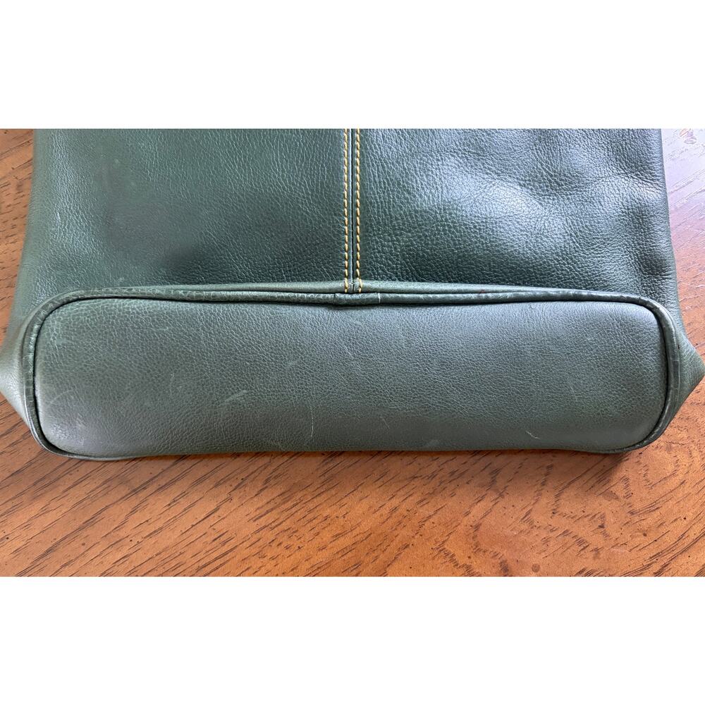 Dooney & Bourke Florentine Medium Toggle Crossbody Bag Ivy Green Leather Purse - Picture 9 of 16